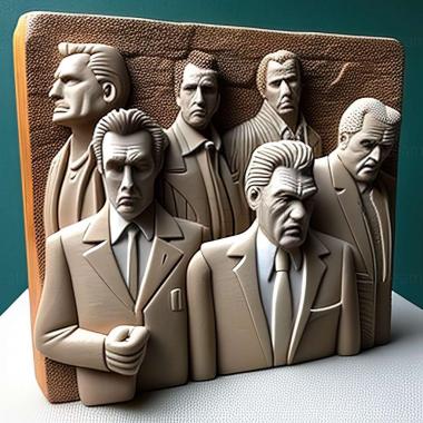 3D model Reservoir Dogs game (STL)